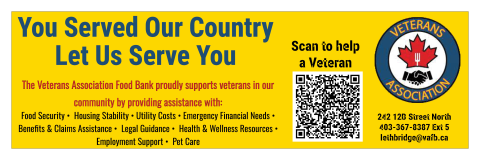 Veterans Association Food Bank community feature