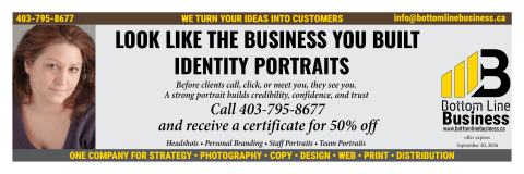 Bottom Line Business identity portraits