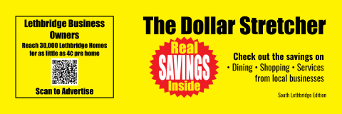 Current Dollar Stretcher South Lethbridge coupon book